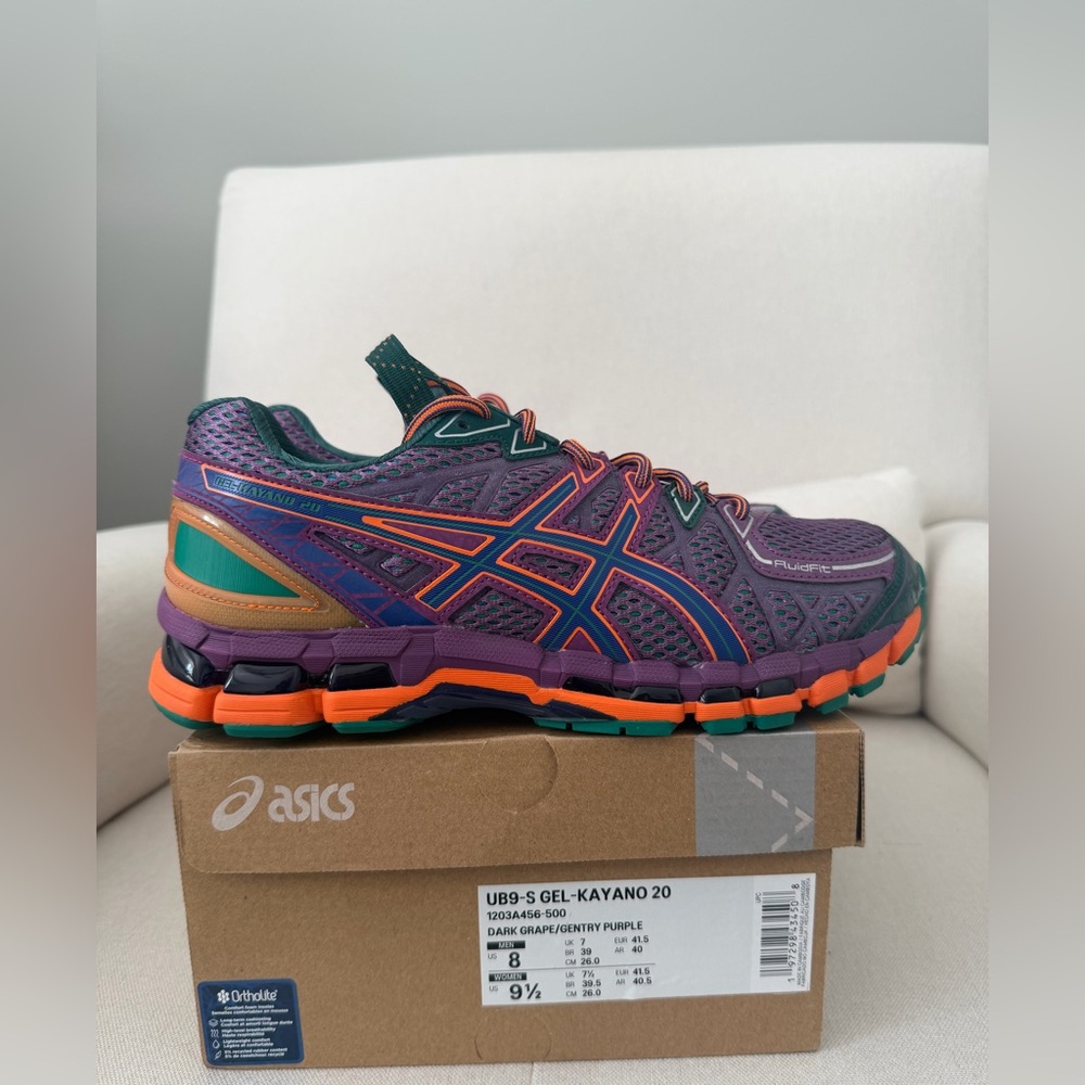 ASICS UB9-S GEL Kayano 20 dark grape / gentry purple NWT - Picture 5 of 9